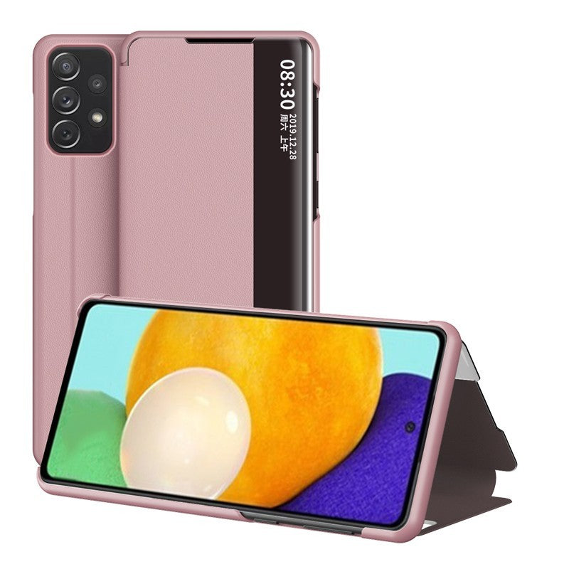 Smart Case For Samsung Galaxy A32 5G Cover Flip Leather Shockproof Window View Smart Case For Samsung Galaxy A32 5G Cover Flip Leather Shockproof Window View
